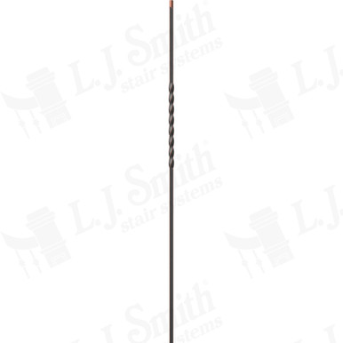L.J. Smith 1/2" Hollow Iron Baluster · LIH-KW1TW44-ORC — stair parts selection with LeviArs Design & Remodeling