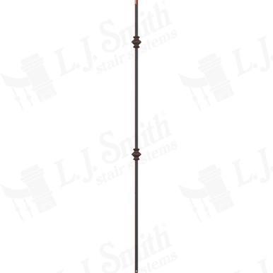 L.J. Smith 1/2" Hollow Iron Baluster · LIH-KW2KNUC44-ORC — stair parts selection with LeviArs Design & Remodeling