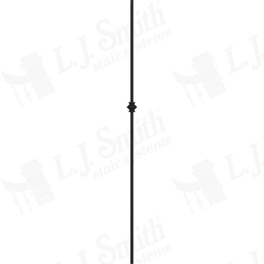 L.J. Smith 1/2" Solid Iron Baluster · LI-1KNUC44-LSB — stair parts selection with LeviArs Design & Remodeling