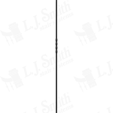 L.J. Smith 1/2" Solid Iron Baluster · LI-1TW44-LSB — stair parts selection with LeviArs Design & Remodeling