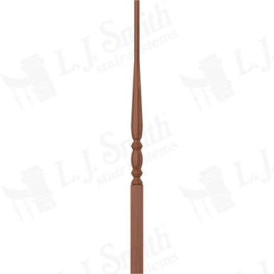 L.J. Smith 1-3/4" Pin Top Baluster · LJ-2111-HC 38 — stair parts selection with LeviArs Design & Remodeling
