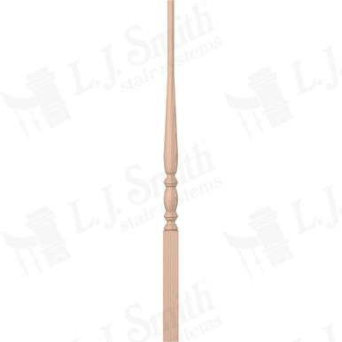 L.J. Smith 1-3/4" Pin Top Baluster · LJ-2111-M 38 — stair parts selection with LeviArs Design & Remodeling