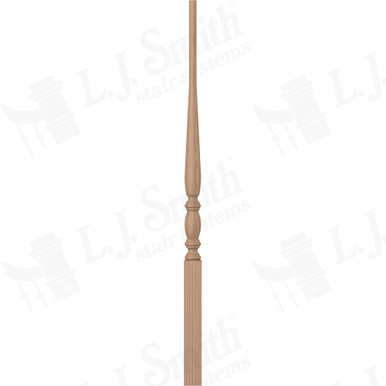 L.J. Smith 1-3/4" Pin Top Baluster · LJ-2111-P 38 — stair parts selection with LeviArs Design & Remodeling
