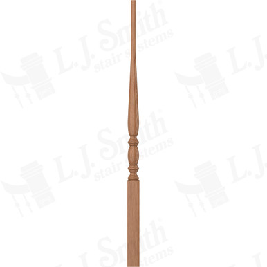 L.J. Smith 1-3/4" Pin Top Baluster · LJ-2111-WO 38 — stair parts selection with LeviArs Design & Remodeling