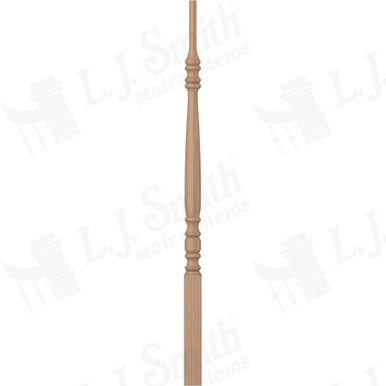 L.J. Smith 1-3/4" Pin Top Baluster · LJ-5300-P 38 — stair parts selection with LeviArs Design & Remodeling