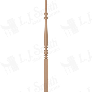 L.J. Smith 1-3/4" Pin Top Baluster · LJ-5300-P 42 — stair parts selection with LeviArs Design & Remodeling