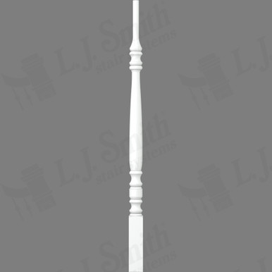L.J. Smith 1-3/4" Pin Top Baluster · LJ-5300-PRG 34 — stair parts selection with LeviArs Design & Remodeling