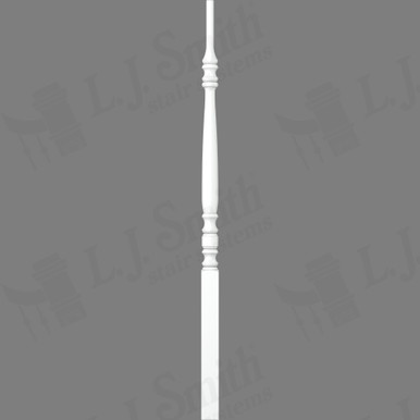 L.J. Smith 1-3/4" Pin Top Baluster · LJ-5300-PRG 42 — stair parts selection with LeviArs Design & Remodeling