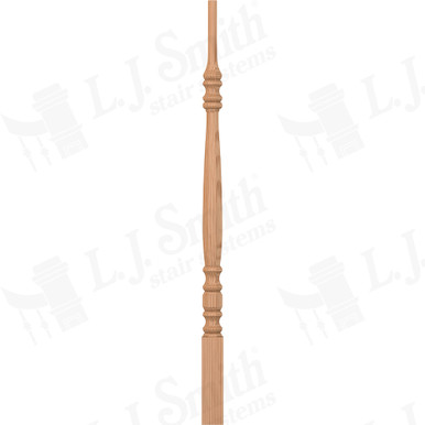 L.J. Smith 1-3/4" Pin Top Baluster · LJ-53008-AL 34 — stair parts selection with LeviArs Design & Remodeling