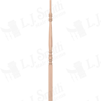L.J. Smith 1-3/4" Pin Top Baluster · LJ-53008-B 42 — stair parts selection with LeviArs Design & Remodeling