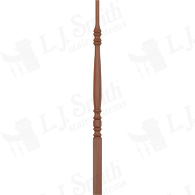 L.J. Smith 1-3/4" Pin Top Baluster · LJ-53008-C 38 — stair parts selection with LeviArs Design & Remodeling