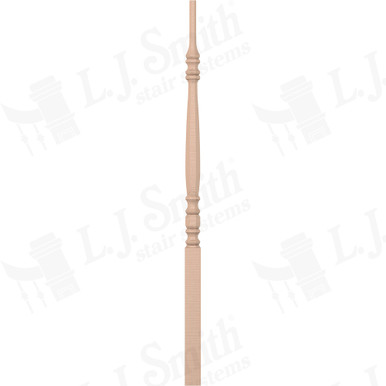 L.J. Smith 1-3/4" Pin Top Baluster · LJ-53008-M 42 — stair parts selection with LeviArs Design & Remodeling