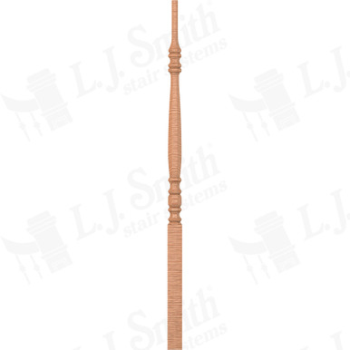 L.J. Smith 1-3/4" Pin Top Baluster · LJ-53008-O 42 — stair parts selection with LeviArs Design & Remodeling