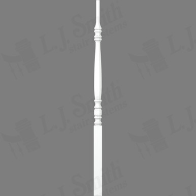 L.J. Smith 1-3/4" Pin Top Baluster · LJ-53008-PRG 42 — stair parts selection with LeviArs Design & Remodeling