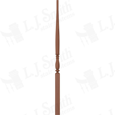 L.J. Smith 1-3/4" Pin Top Baluster · LJ-5V15-C 42 — stair parts selection with LeviArs Design & Remodeling