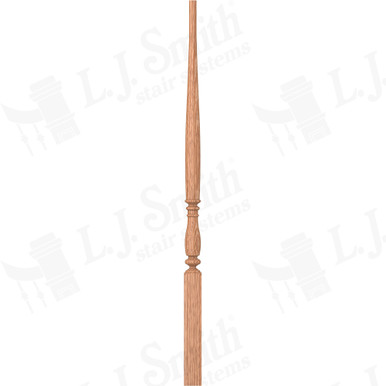 L.J. Smith 1-3/4" Pin Top Baluster · LJ-5V15-O 38 — stair parts selection with LeviArs Design & Remodeling