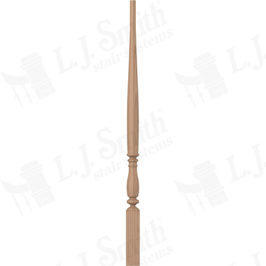 L.J. Smith 1-3/4" Pin Top Baluster · LJ-5V15-P 34 — stair parts selection with LeviArs Design & Remodeling