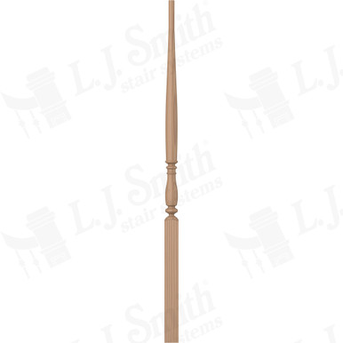 L.J. Smith 1-3/4" Pin Top Baluster · LJ-5V15-P 42 — stair parts selection with LeviArs Design & Remodeling