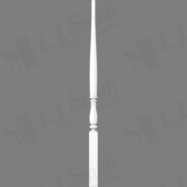 L.J. Smith 1-3/4" Pin Top Baluster · LJ-5V15-PRG 38 — stair parts selection with LeviArs Design & Remodeling