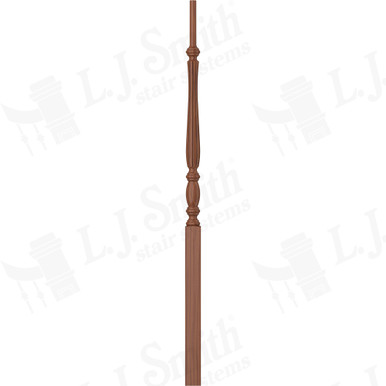 L.J. Smith 1-3/4" Pin Top Baluster · LJF-2115-C 42 — stair parts selection with LeviArs Design & Remodeling