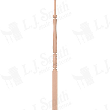 L.J. Smith 1-3/4" Pin Top Baluster · LJF-2115-HM 38 — stair parts selection with LeviArs Design & Remodeling