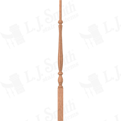 L.J. Smith 1-3/4" Pin Top Baluster · LJF-2915-O 38 — stair parts selection with LeviArs Design & Remodeling