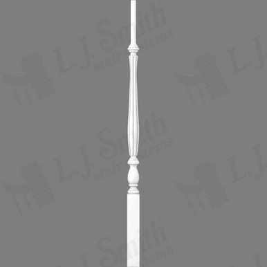 L.J. Smith 1-3/4" Pin Top Baluster · LJF-2915-PRG 38 — stair parts selection with LeviArs Design & Remodeling