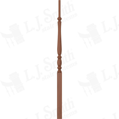 L.J. Smith 1-3/4" Pin Top Baluster · LJP-2115-C 42 — stair parts selection with LeviArs Design & Remodeling