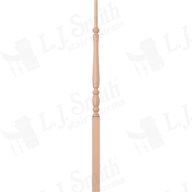 L.J. Smith 1-3/4" Pin Top Baluster · LJP-2115-HM 42 — stair parts selection with LeviArs Design & Remodeling