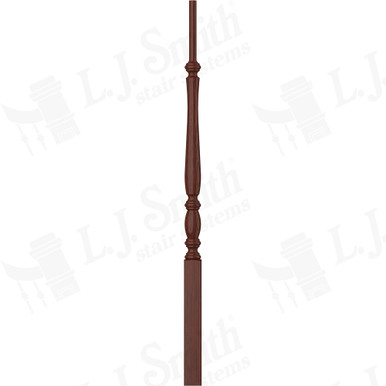 L.J. Smith 1-3/4" Pin Top Baluster · LJP-2115-MH 38 — stair parts selection with LeviArs Design & Remodeling