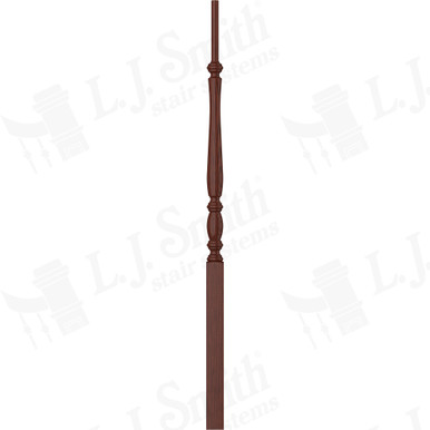 L.J. Smith 1-3/4" Pin Top Baluster · LJP-2115-MH 42 — stair parts selection with LeviArs Design & Remodeling