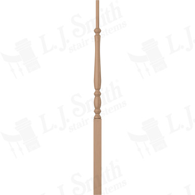 L.J. Smith 1-3/4" Pin Top Baluster · LJP-2115-P 42 — stair parts selection with LeviArs Design & Remodeling