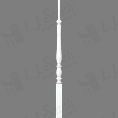L.J. Smith 1-3/4" Pin Top Baluster · LJP-2115-PRG 36 — stair parts selection with LeviArs Design & Remodeling