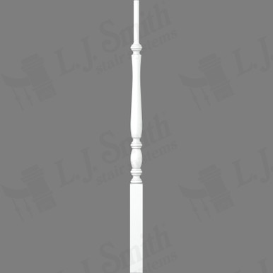L.J. Smith 1-3/4" Pin Top Baluster · LJP-2115-PRG 38 — stair parts selection with LeviArs Design & Remodeling
