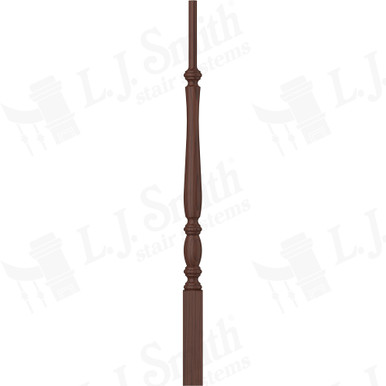 L.J. Smith 1-3/4" Pin Top Baluster · LJP-2115-W 34 — stair parts selection with LeviArs Design & Remodeling