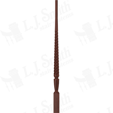 L.J. Smith 1-3/4" Pin Top Baluster · LJT-2015-MH 34 — stair parts selection with LeviArs Design & Remodeling