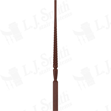 L.J. Smith 1-3/4" Pin Top Baluster · LJT-2015-MH 38 — stair parts selection with LeviArs Design & Remodeling