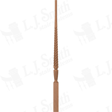 L.J. Smith 1-3/4" Pin Top Baluster · LJT-2015-WO 38 — stair parts selection with LeviArs Design & Remodeling