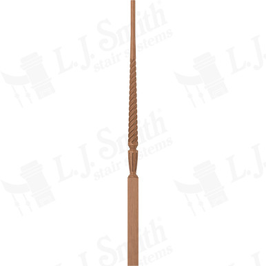 L.J. Smith 1-3/4" Pin Top Baluster · LJT-2015-WO 42 — stair parts selection with LeviArs Design & Remodeling