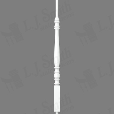 L.J. Smith 1-3/4" Pin Top Baluster · S-5300-PRG 34 — stair parts selection with LeviArs Design & Remodeling