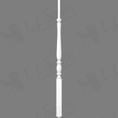 L.J. Smith 1-3/4" Pin Top Baluster · SP-2115-PRG 39 — stair parts selection with LeviArs Design & Remodeling
