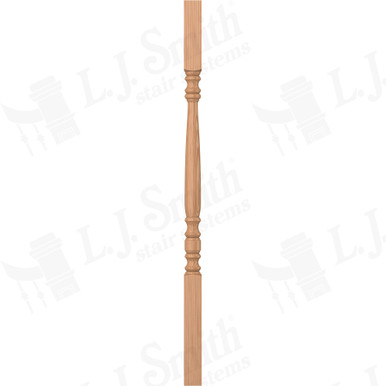 L.J. Smith 1-3/4" Square Top Baluster · LJ-5005-AL 38 — stair parts selection with LeviArs Design & Remodeling