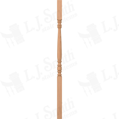L.J. Smith 1-3/4" Square Top Baluster · LJ-5005-AL 42 — stair parts selection with LeviArs Design & Remodeling