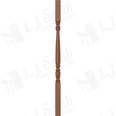 L.J. Smith 1-3/4" Square Top Baluster · LJ-5005-C 38 — stair parts selection with LeviArs Design & Remodeling