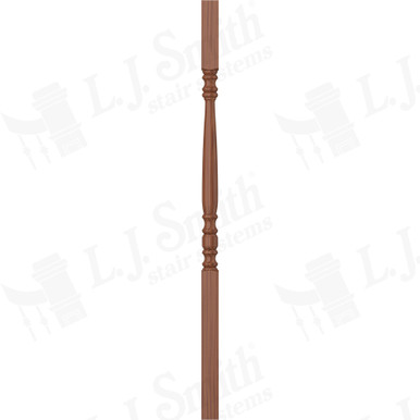 L.J. Smith 1-3/4" Square Top Baluster · LJ-5005-C 42 — stair parts selection with LeviArs Design & Remodeling