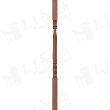 L.J. Smith 1-3/4" Square Top Baluster · LJ-5005-HC 38 — stair parts selection with LeviArs Design & Remodeling