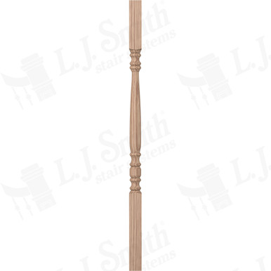 L.J. Smith 1-3/4" Square Top Baluster · LJ-5005-HK 38 — stair parts selection with LeviArs Design & Remodeling