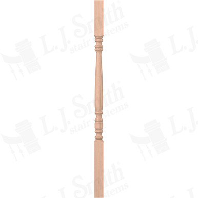 L.J. Smith 1-3/4" Square Top Baluster · LJ-5005-HM 38 — stair parts selection with LeviArs Design & Remodeling