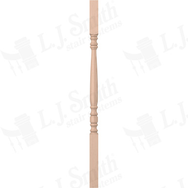 L.J. Smith 1-3/4" Square Top Baluster · LJ-5005-M 38 — stair parts selection with LeviArs Design & Remodeling