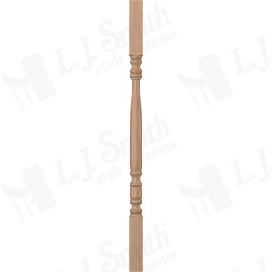 L.J. Smith 1-3/4" Square Top Baluster · LJ-5005-P 34 — stair parts selection with LeviArs Design & Remodeling